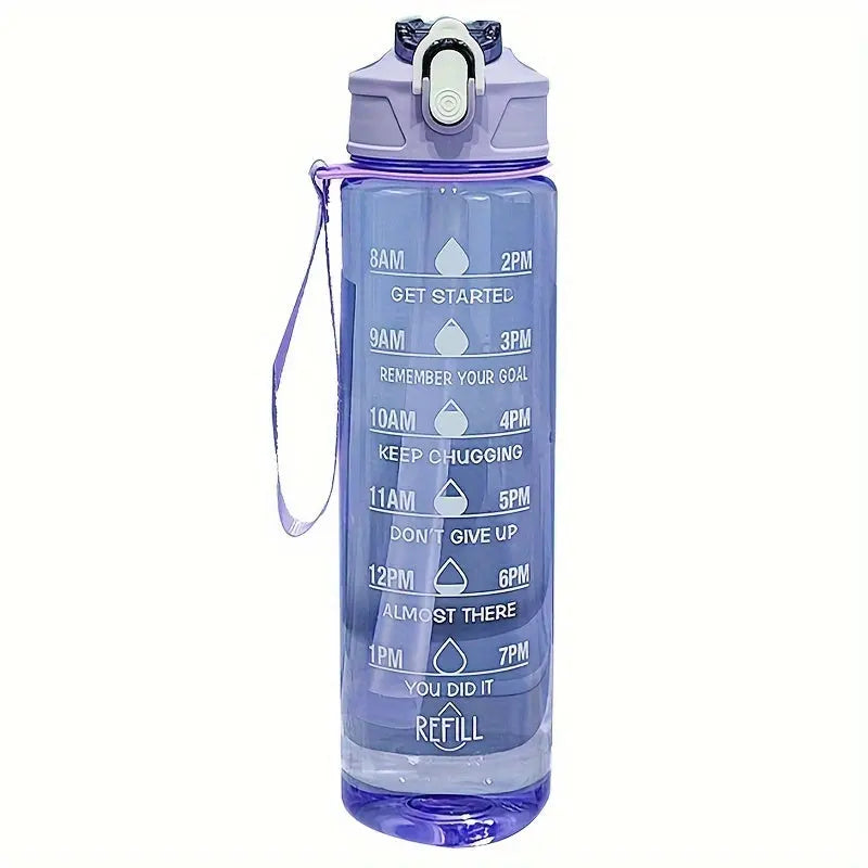 Gourde d'Eau de motivation 750ML