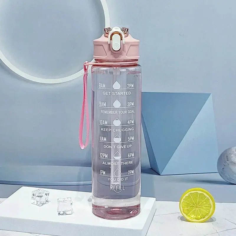 Gourde d'Eau de motivation 750ML