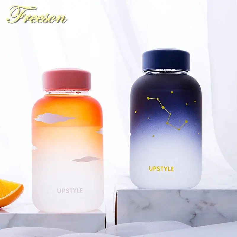 Gourde d'Eau en Verre Borosilicate avec Manchon 600ml