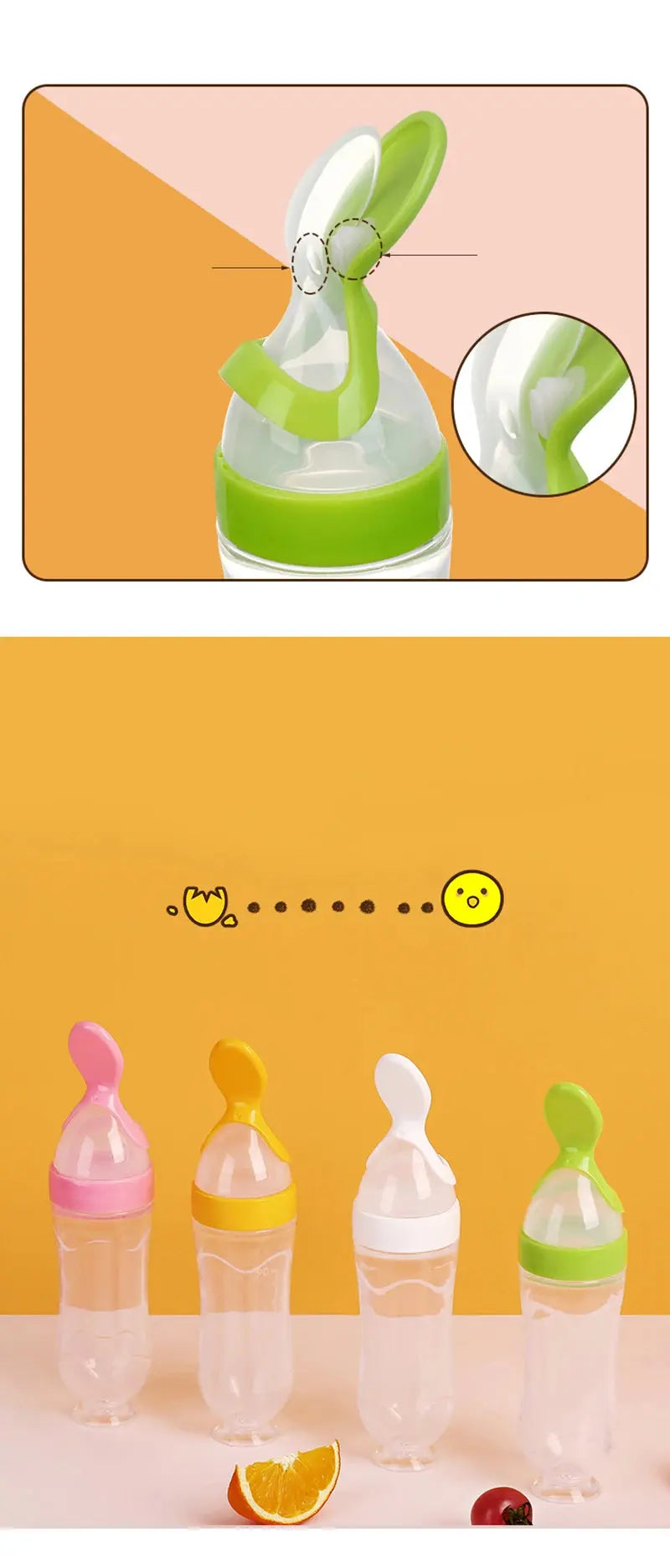 Gourde Purée et Compote réutilisable Bébé
