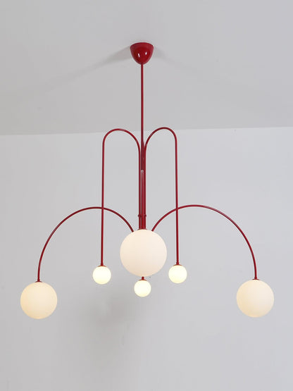 Suspension Gran Finale - Luminaire Élégant en Métal et Verre avec Design Audacieux
