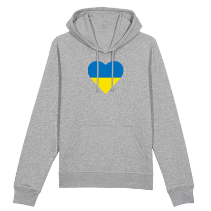 Sweat à capuche Ukraine Coeur