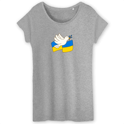 T shirt Femme Ukraine appel à la paix