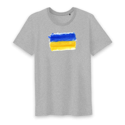 T shirt homme col rond Ukraine Drapeau