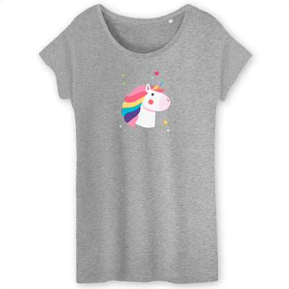 T shirt Femme Tête de licorne