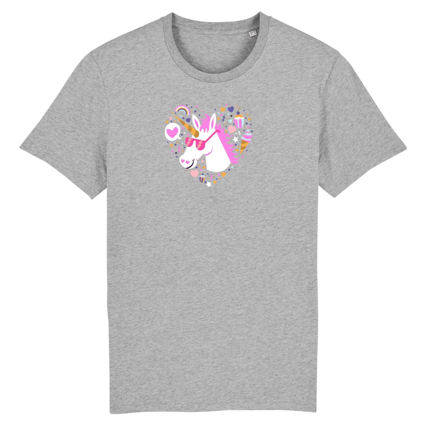 T shirt Unisex Licorne avec lunettes