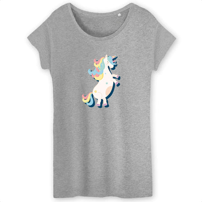 T shirt Femme Licorne danse