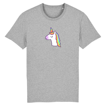 T shirt Unisex Licorne avec les yeux fermés
