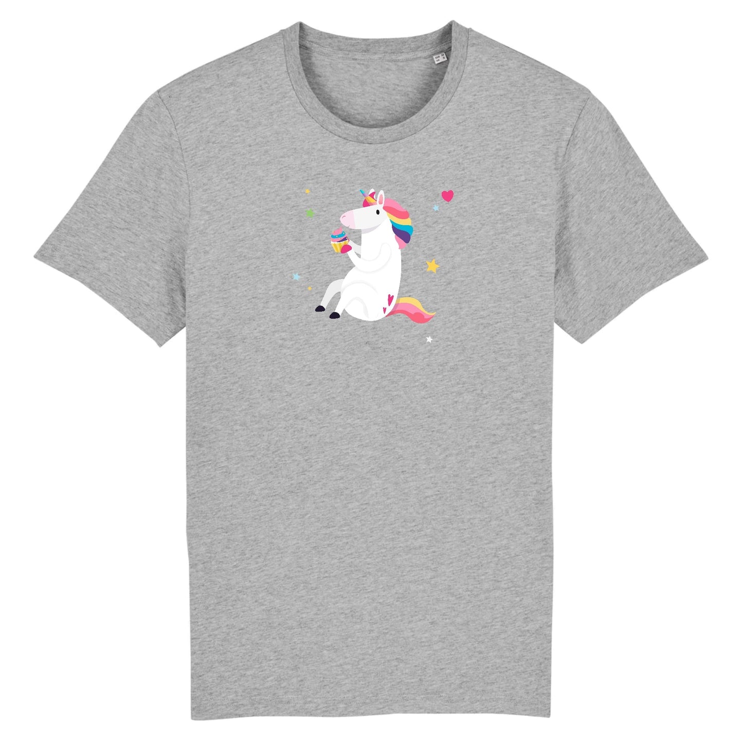 T shirt Unisex Licorne avec cupcake