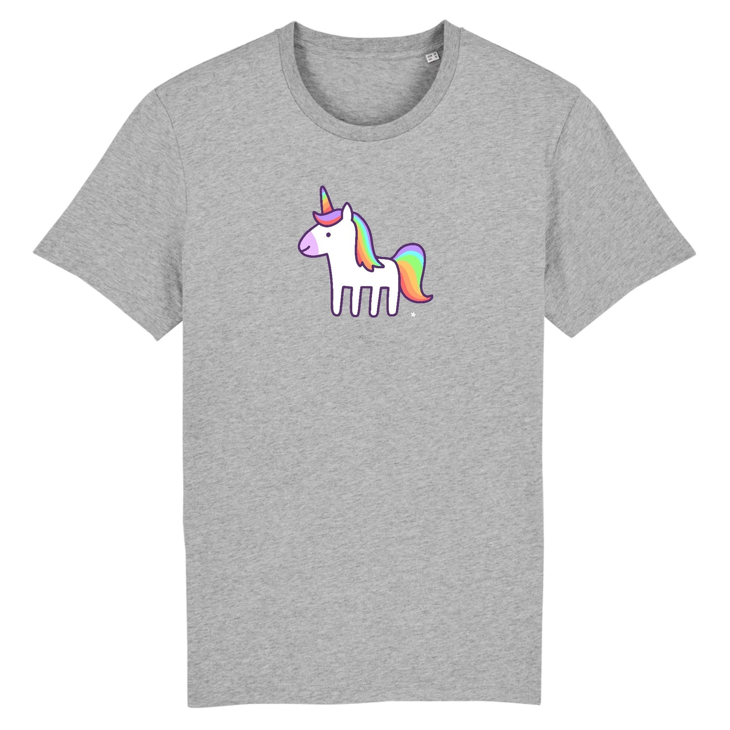 T shirt Unisex Licorne Arc en ciel