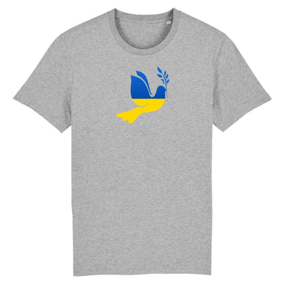 T shirt Unisex Ukraine Colombe de la Paix