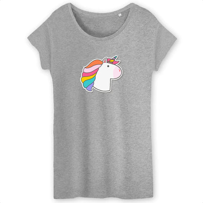 T shirt Femme Licorne visage