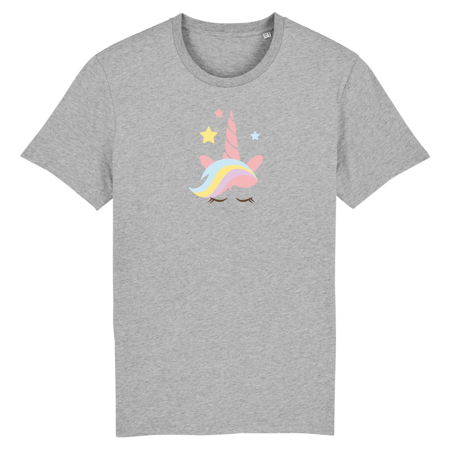 T shirt Unisex Licorne avec corne rose