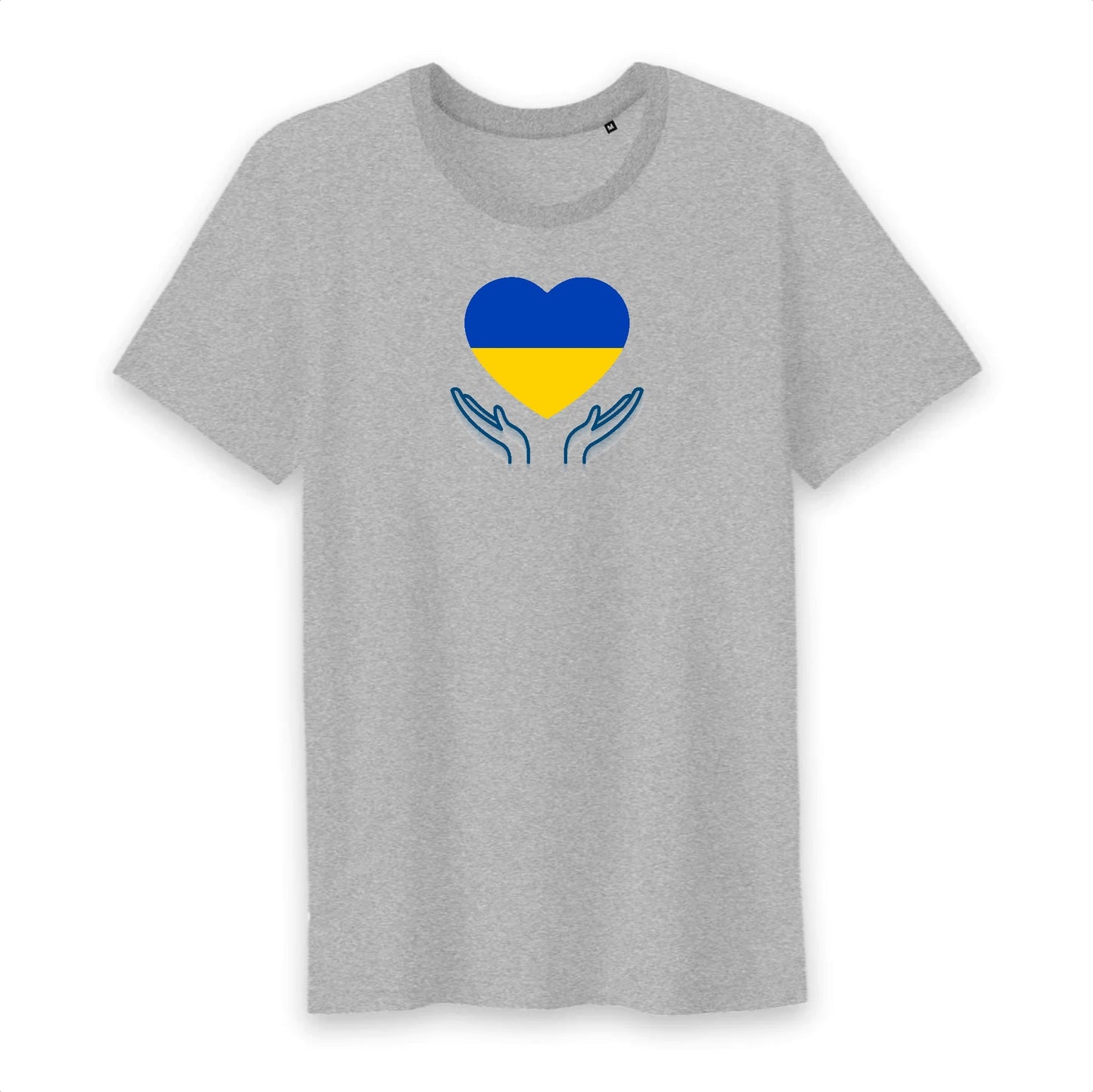 T shirt homme col rond Ukraine Prière pour la Paix