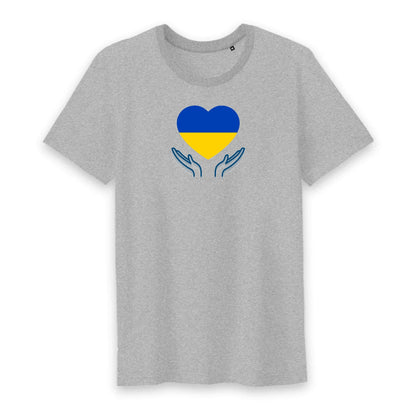 T shirt homme col rond Ukraine Prière pour la Paix