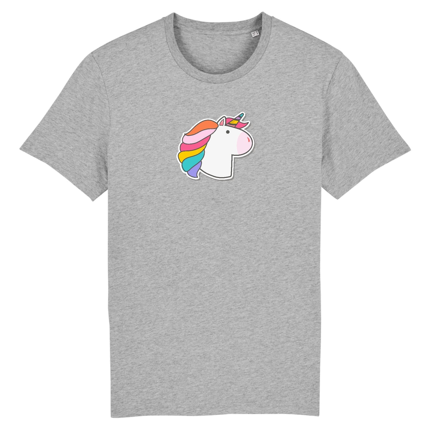 T shirt Unisex Licorne visage