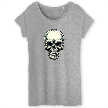 T shirt Femme Tête de Mort horreur