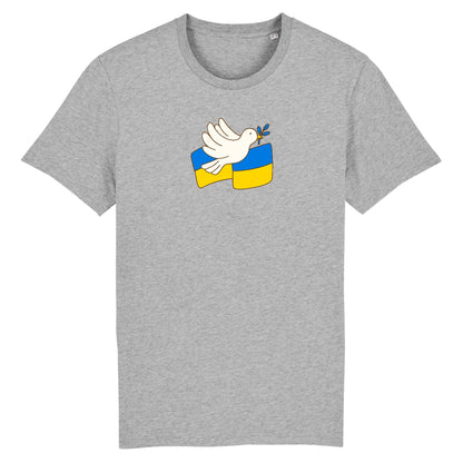 T shirt Unisex Ukraine appel à la paix