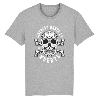 T shirt tete de mort mexicaine libertad