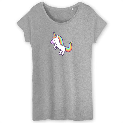 T shirt Femme Licorne blanche
