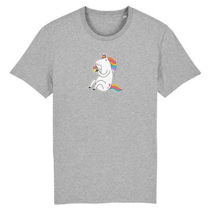 T shirt Unisex Licorne s'assoit