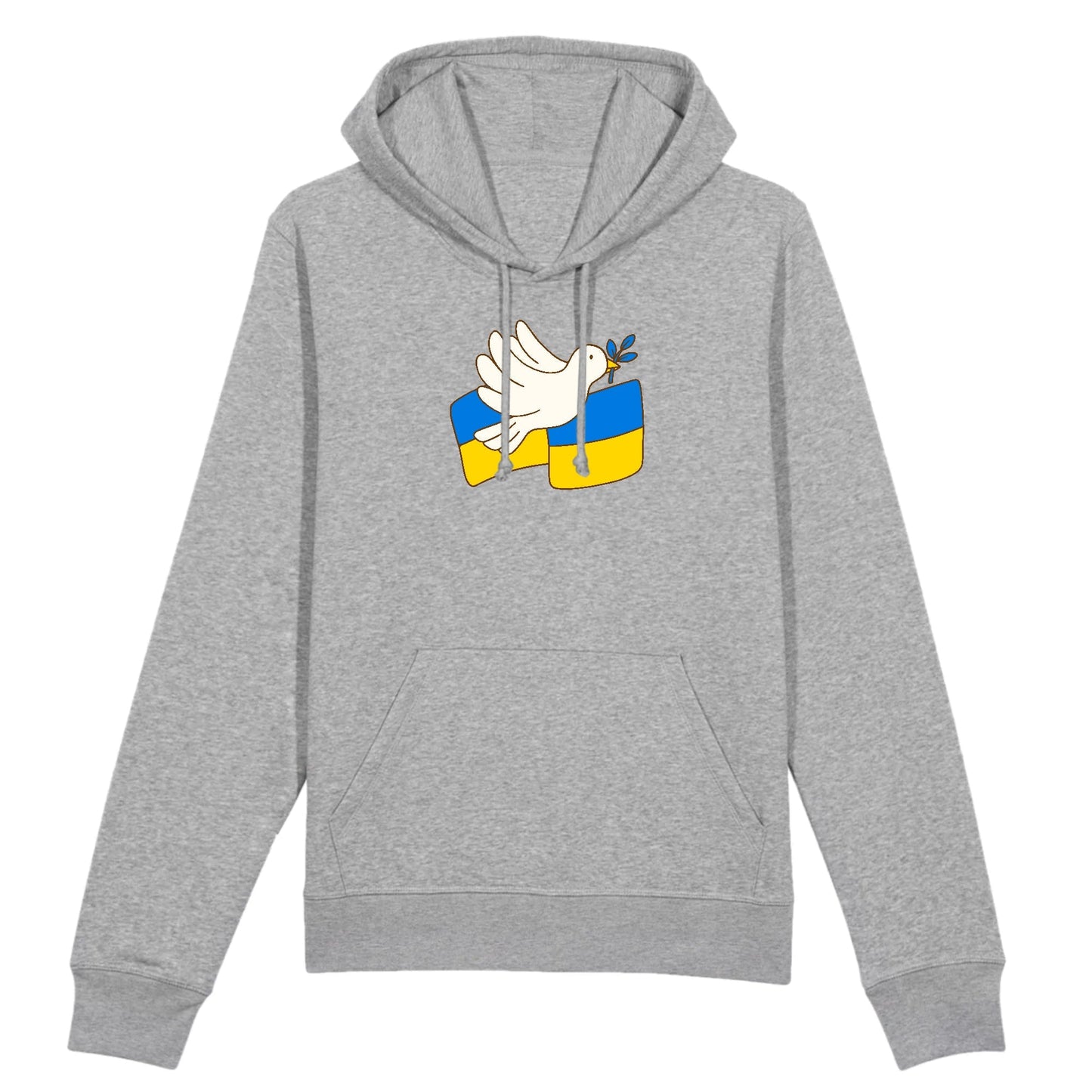 Sweat à capuche Ukraine appel à la paix