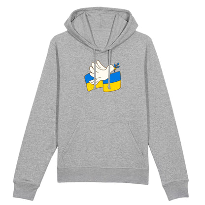Sweat à capuche Ukraine appel à la paix