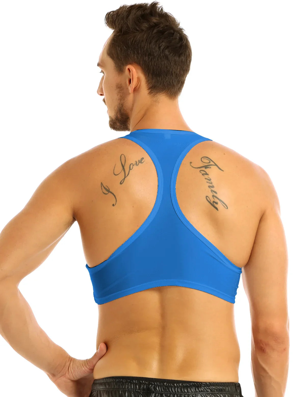 Crop top homme sport