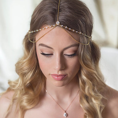 Front Bijoux de Tête Mariage