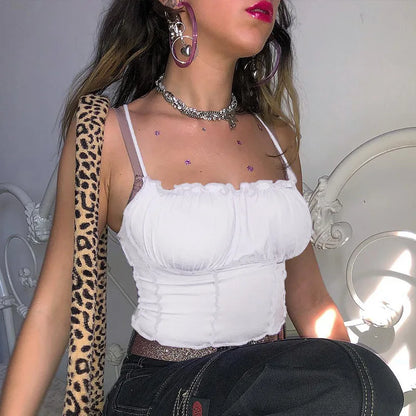 Débardeur crop top femme