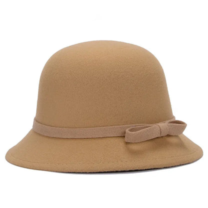 Chapeau Melon Cloche Femme Suede - La Maison du Chapeau