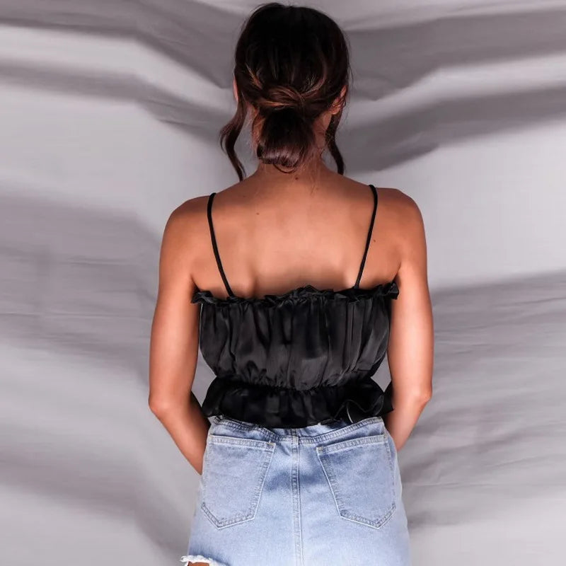 Crop top bordeaux