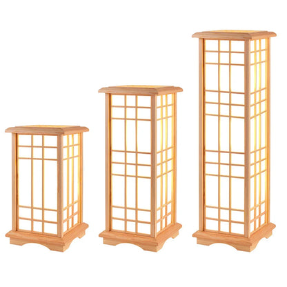 Lampe de Chevet Moderne Japonaise Tatami