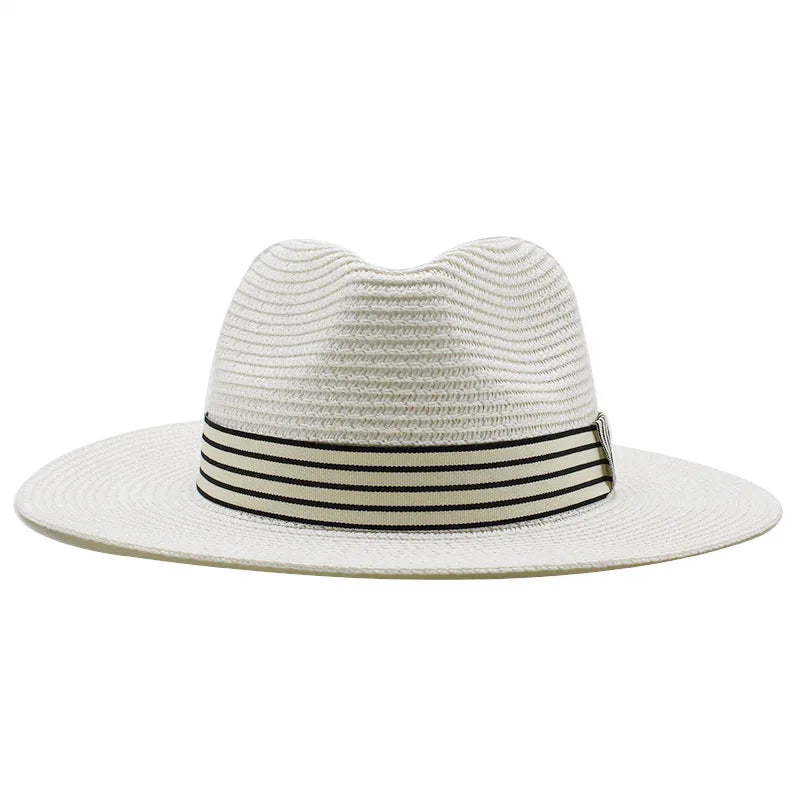 Chapeau Panama Unisexe Rayé – Luca