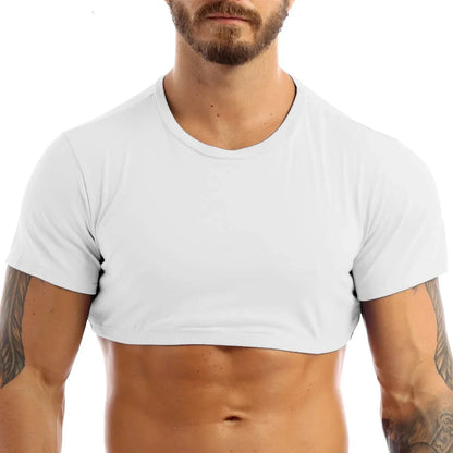 Crop top homme sport
