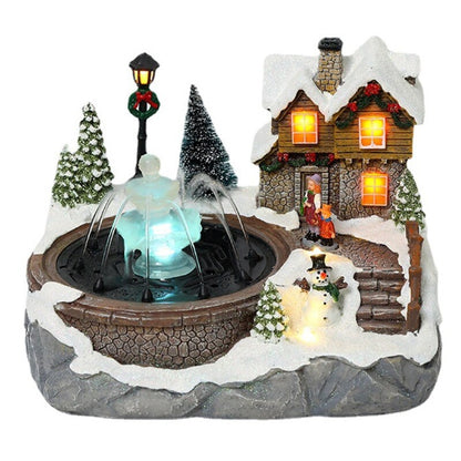 Fontaine Lumineuse Noel