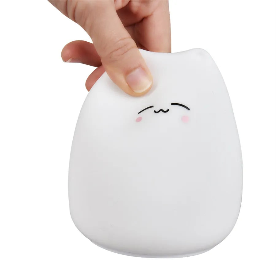 Lampe de chevet Chat Mignon Tactile pour Enfants