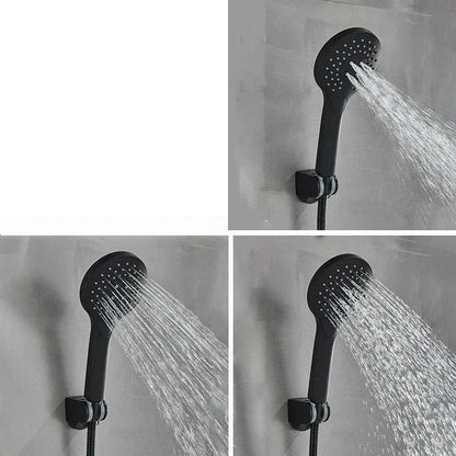 Robinet Baignoire Noir 3 Modes de Jets