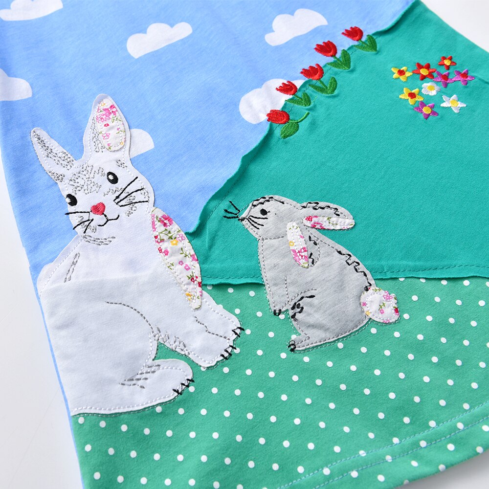Robe Princesse Fille Lapins