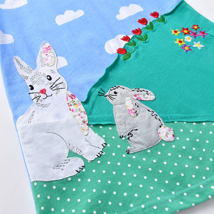Robe Princesse Fille Lapins
