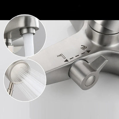 Robinet Baignoire Murale en Acier Inoxidable