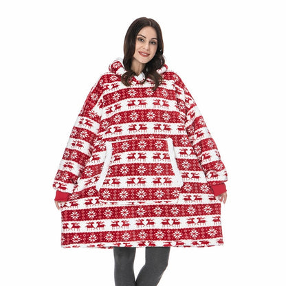 Sweat Plaid Cerf de Noël