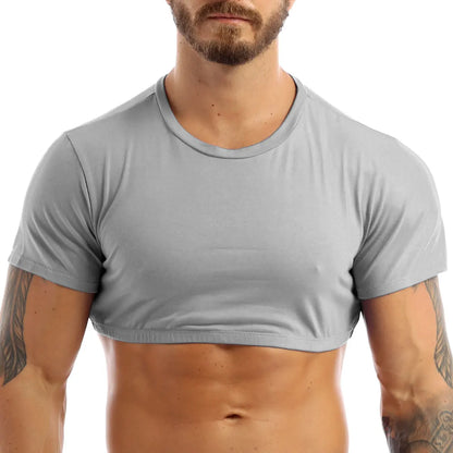 Crop top homme sport