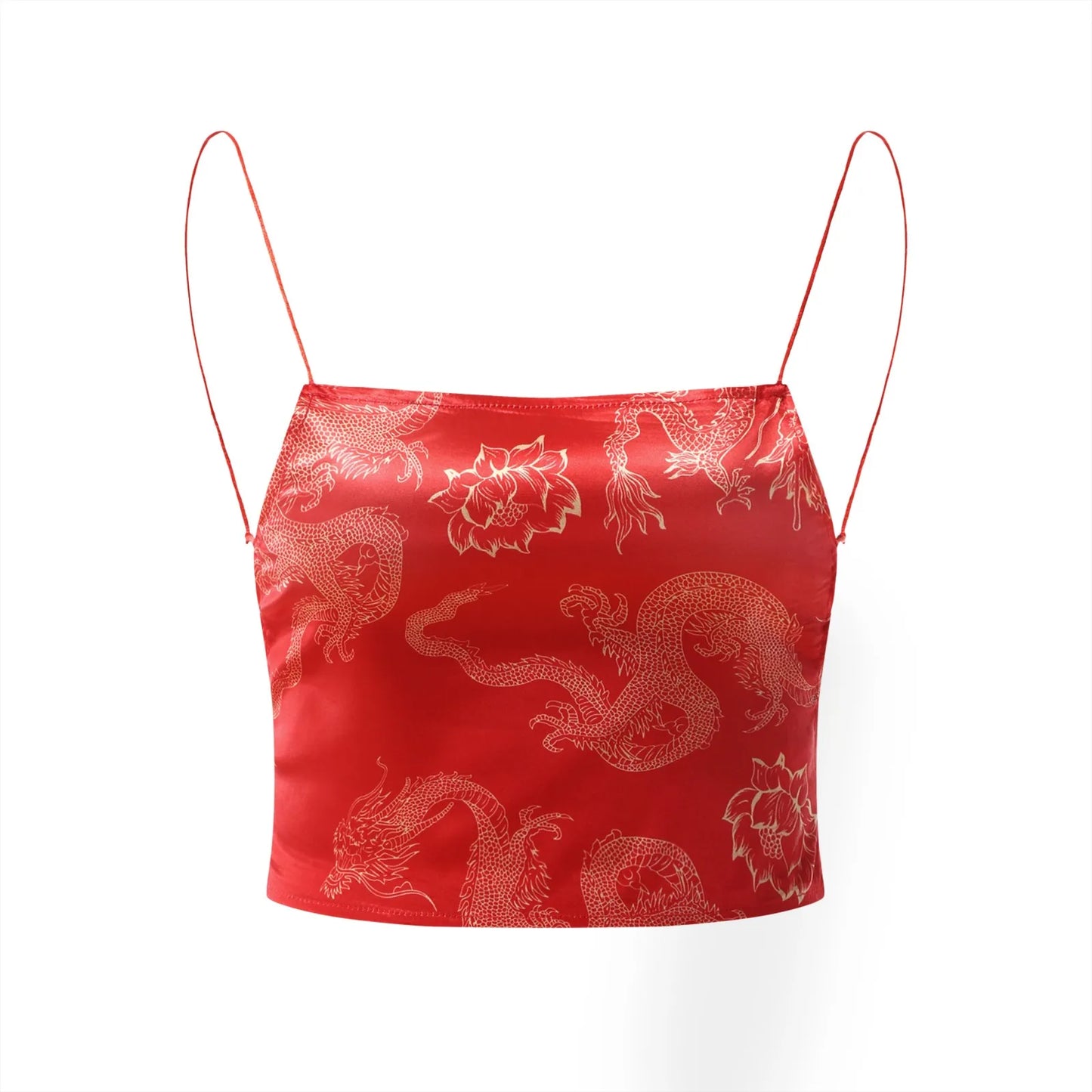 Crop top oriental