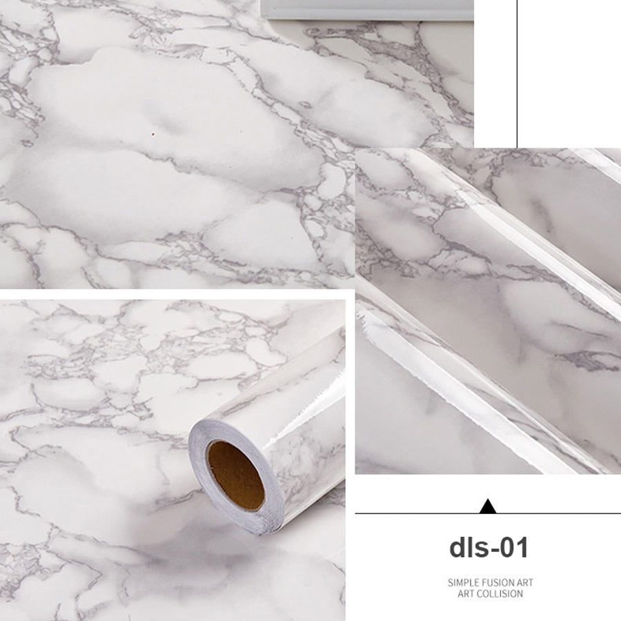 Papier peint adhésif pour meuble Marbré