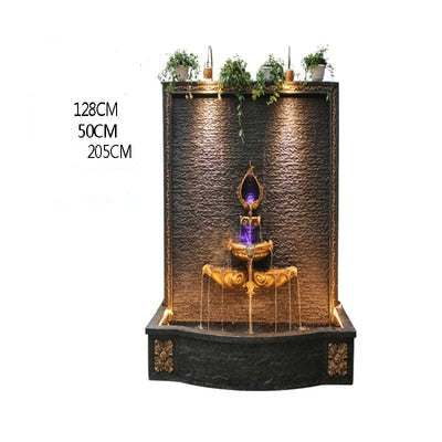 Mur d'Eau Fontaine d'Intérieur