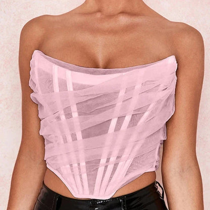 Bustier femme crop tops