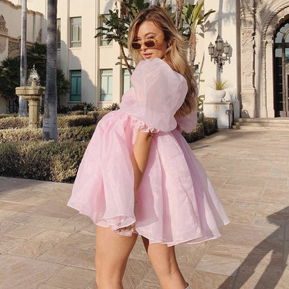 Robe Princesse Femme courte bouffante