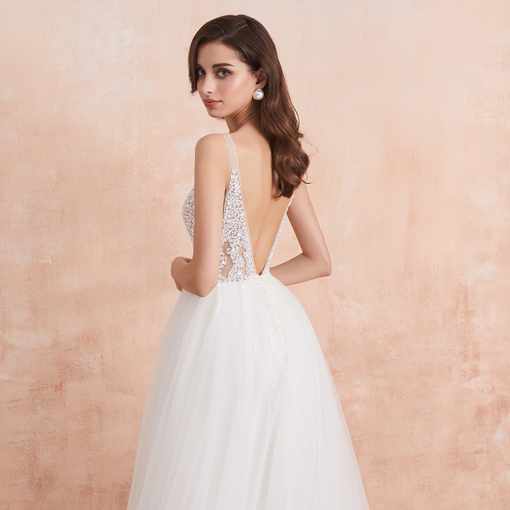 Robe de Mariée Blanc