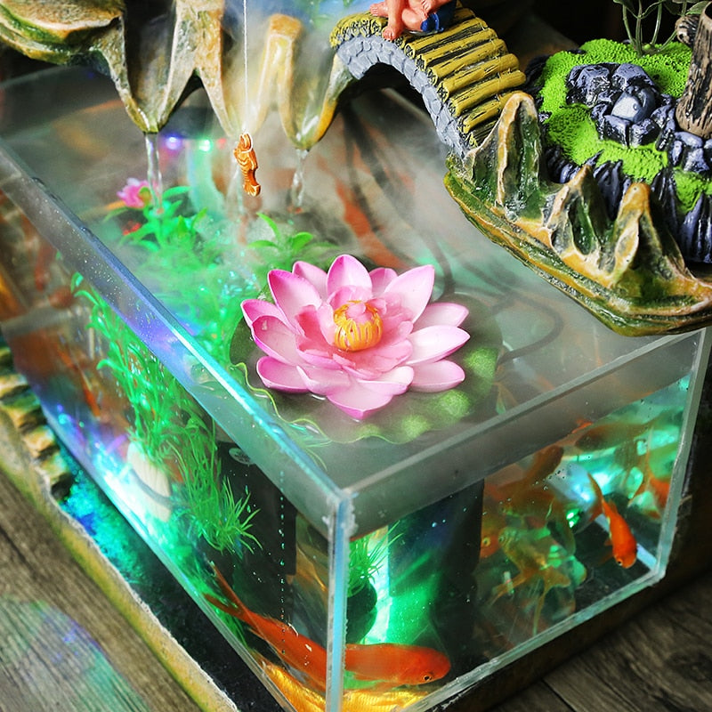 Fontaine Resine Aquarium